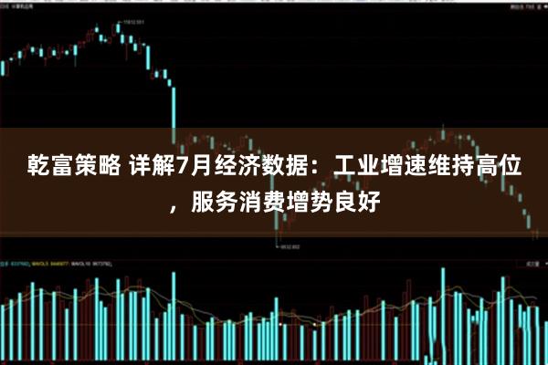 乾富策略 详解7月经济数据：工业增速维持高位，服务消费增势良好