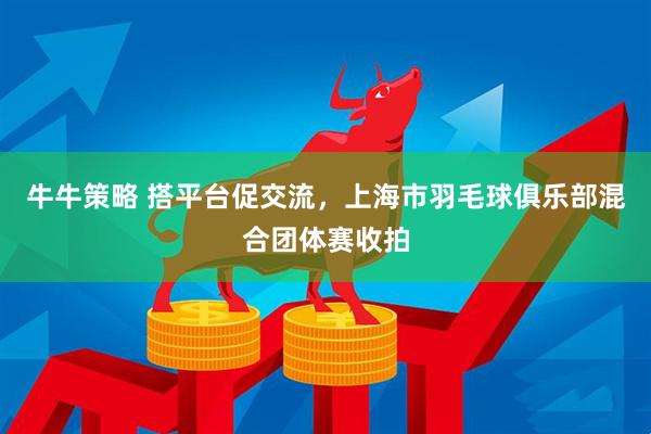牛牛策略 搭平台促交流，上海市羽毛球俱乐部混合团体赛收拍