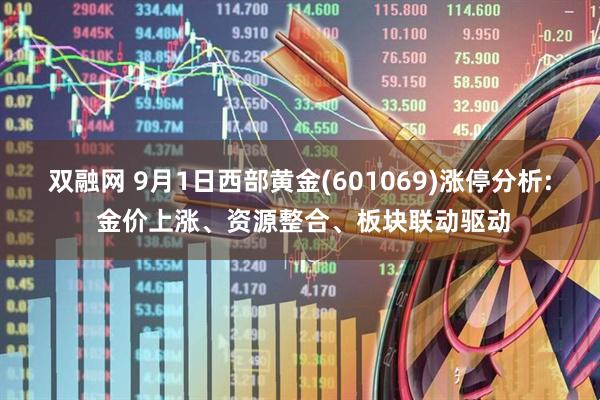双融网 9月1日西部黄金(601069)涨停分析: 金价上涨、资源整合、板块联动驱动