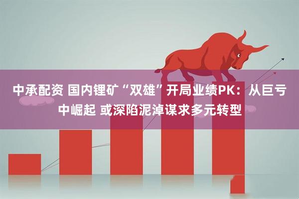 中承配资 国内锂矿“双雄”开局业绩PK：从巨亏中崛起 或深陷泥淖谋求多元转型